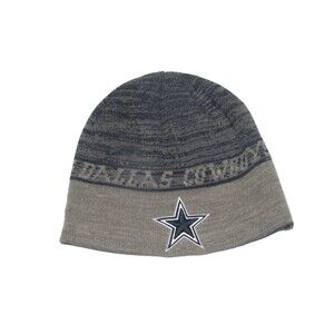 NFL Dallas Cowboys Knit Beanie Hat Blue & Gray